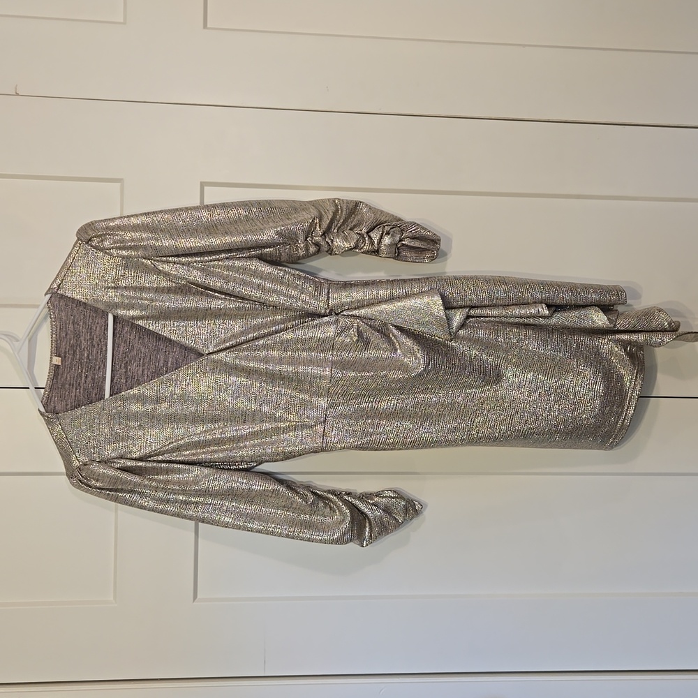 Gold Foil Party Dress